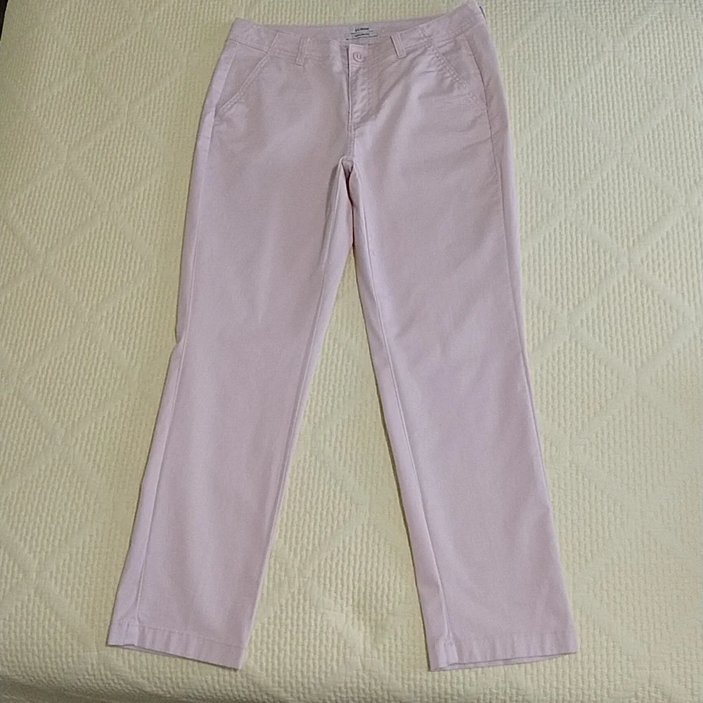 L.L.Bean Light Pink Favorite Fit Pants - Picture 1 of 12